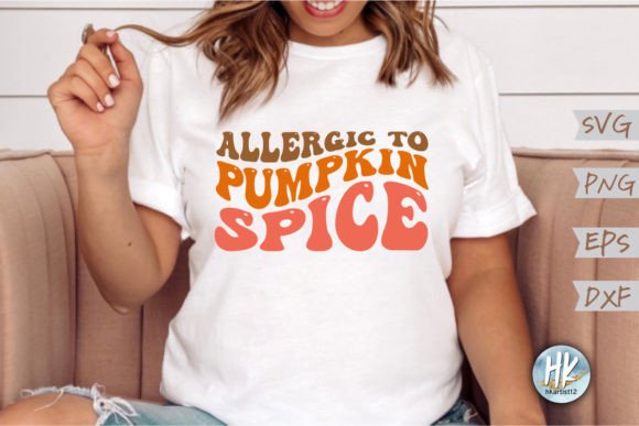 Allergic to Pumpkin Spice Retro SVG Review