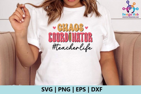 Chaos Coordinator Teacherlife Retro SVG Review