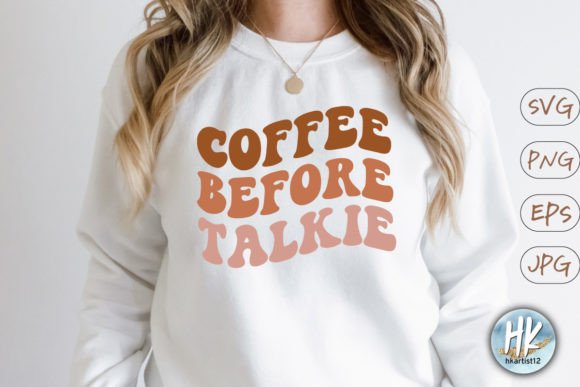 Coffee Before Talkie Retro SVG Review