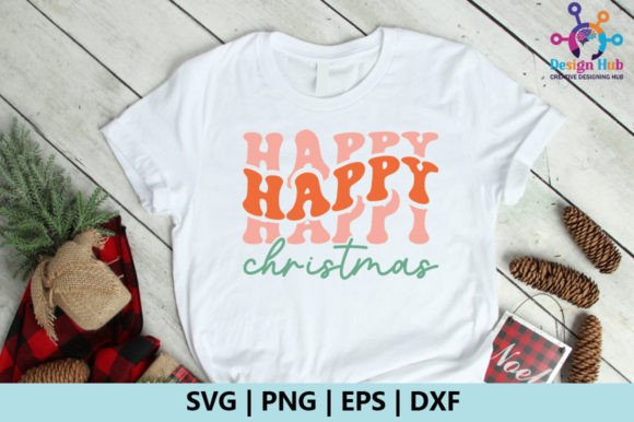Happy Christmas Retro SVG Review