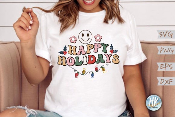 Happy Holiday Retro SVG: A Designer's Stitch Test