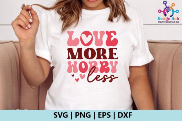 Love More Worry Less Retro SVG Review