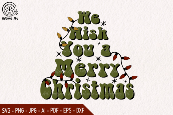 We Wish You a Merry Christmas Retro SVG Review